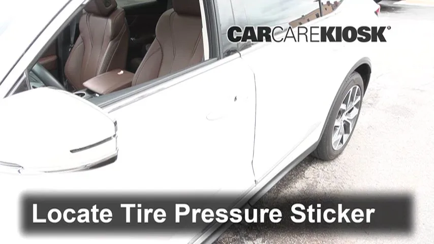 2023 Acura MDX SH-AWD 3.5L V6 Tires & Wheels Check Tire Pressure